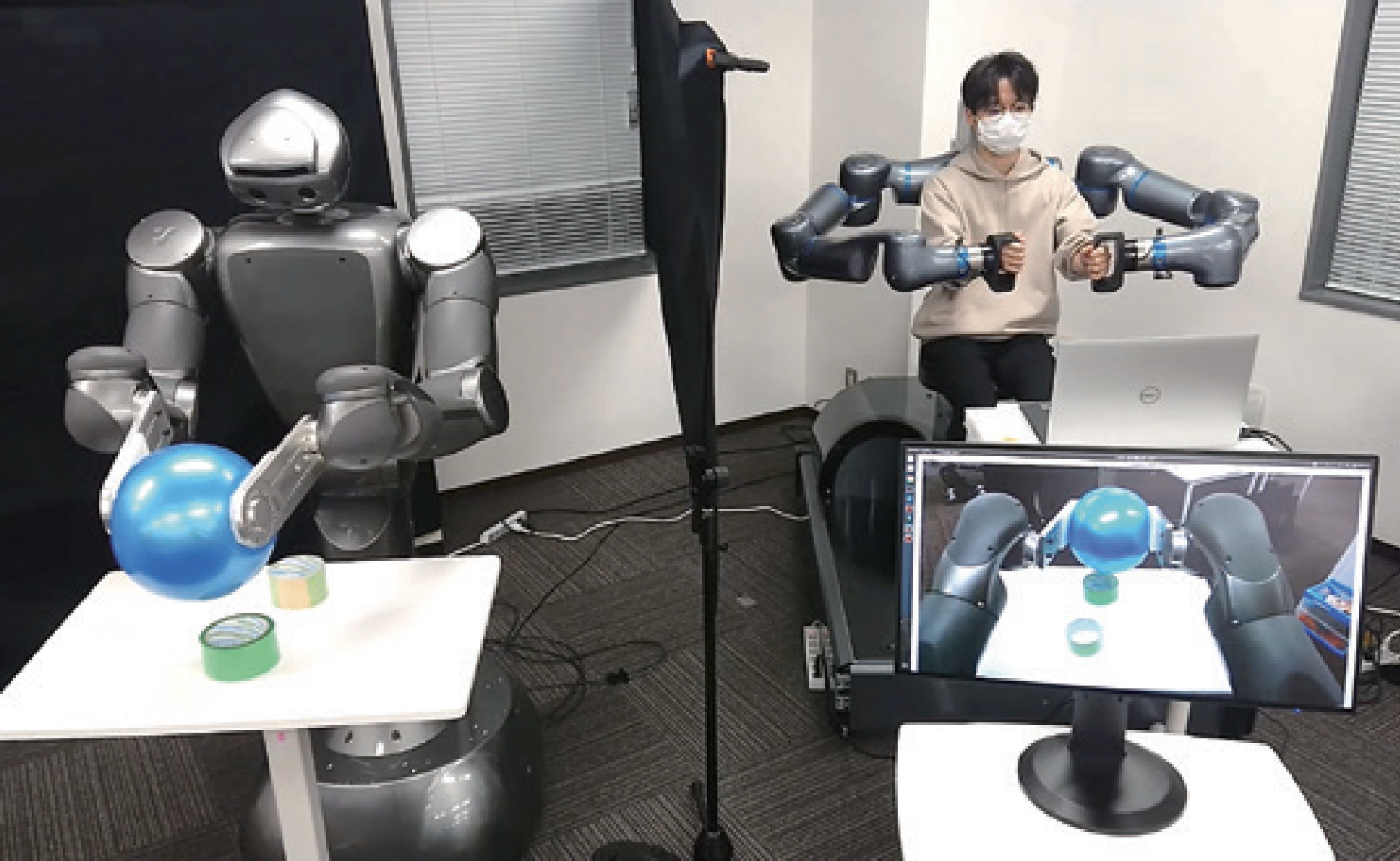 遠隔操作ロボットへの活用（NTTコミュニケーションズ様との共同研究）