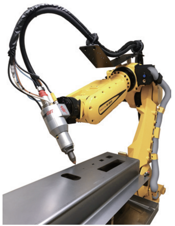 高精度なレーザ加工システムの写真