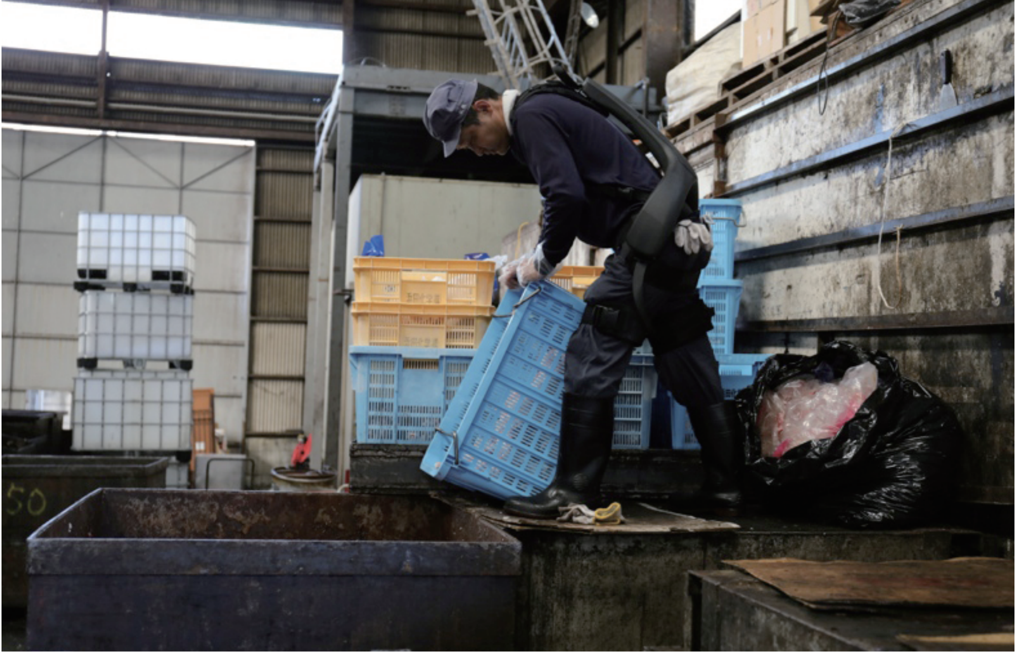 通気性に優れたデザイン 食品残渣リサイクル企業で使用されるATOUN MODEL Y