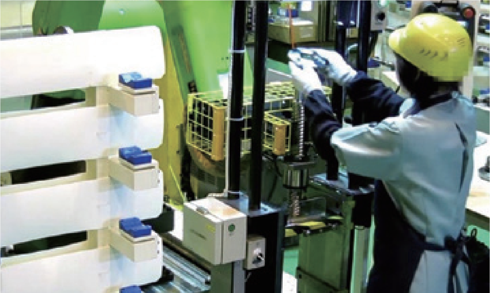 協働ロボットと作業者によるボールねじユニット組立の協働作業